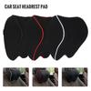 Black Car Neck Pillow Universal Car Seat Headrest Pillow Neck Rest Cushion Washable Driver Front Passenger Seat Headrest Support
