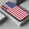 American USA Flag Five-pointed Star S25 Ultra Case For Samsung Galaxy S25 S24 S23 S20 S21 FE S22 Ultra S10 Plus Soft Phone Cover