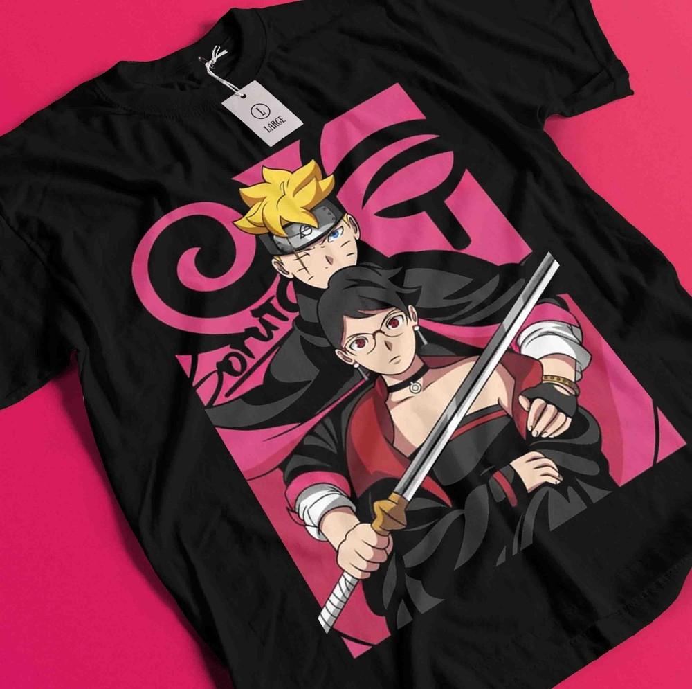 

Boruto Uzumaki Shirt Kawaki T-Shirt Naruto Tshirt Sarada Itachi Kakachi Tee Anko BB1486 3XL
