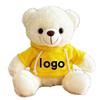 Teddy Bear Plush Toy with Cute Logo and School Emblem Design