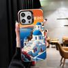 Santorini Greece Summer Soft Phone Case for iPhone 15 16 17 Pro Max 17Air 16E 14 Plus 13 12 Mini Shockproof Cover Back Shell