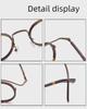 Hutong Song Retro Pure Titanium Round Glasses with Anti-Blue Light for Large Faces - Fashionable and Myopia-Compatible