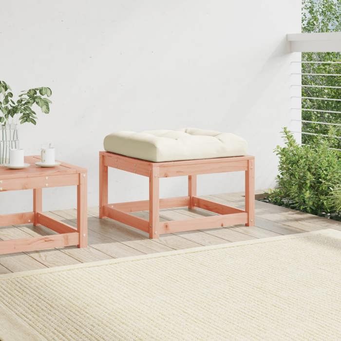 VidaXL Garden Footrest with Cushions, Pallet Pouf, Terrace Coffee Table, Modular Living Room Furniture Balcony, Wood 844702