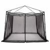 Inner Tent with Roof Grey and Orange 303 X 303 X 196 Cm Taffeta
