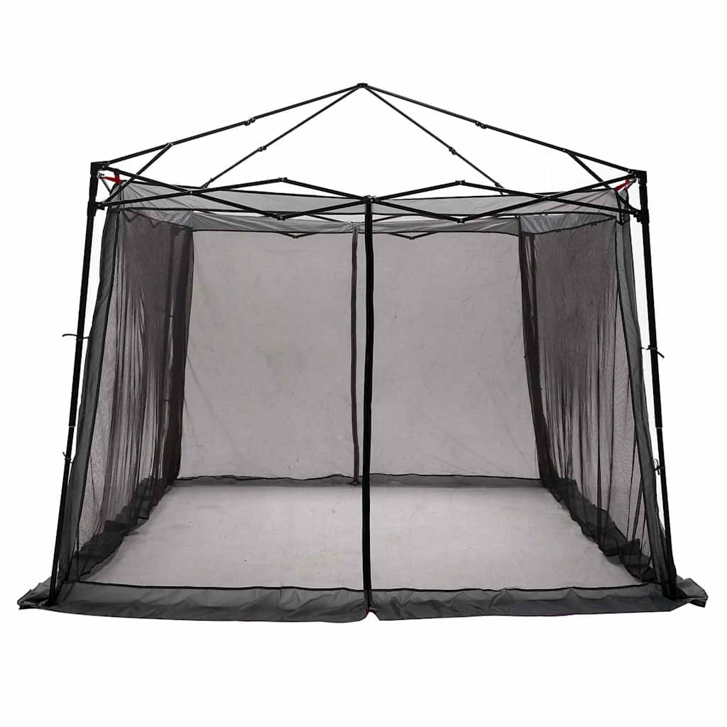 Inner Tent with Roof Grey and Orange 303 X 303 X 196 Cm Taffeta