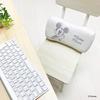 MORIPiLO Morishita Memory Foam Pillow Mickey Mouse 15x31cm Waist Rest Back Support Stuffed Toy Cushion Disney Character Goods Pastel Gray 4621191
