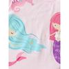 European and American Cute Girl Mermaid Short Sleeve Suit Baby Pure Cotton Leggings Two-piece Set Kids Summer Half Sleeve