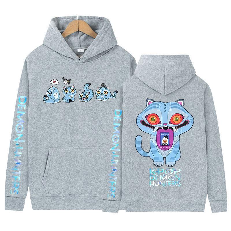 2025 K-Pop Dämonenjäger Film Grafik Kapuzenpullover Herren Damen Mode Harajuku Pullover Sweatshirt Lässige Übergroße Langarm-Hoodies