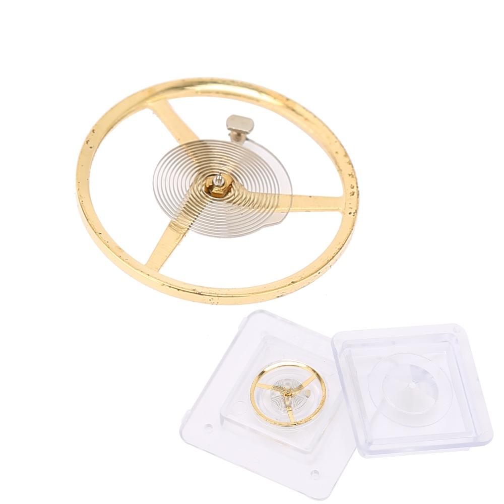 Gold Balance Wheel with Hairspring for For 2846 watch movement balance wheel For Watch Repairing