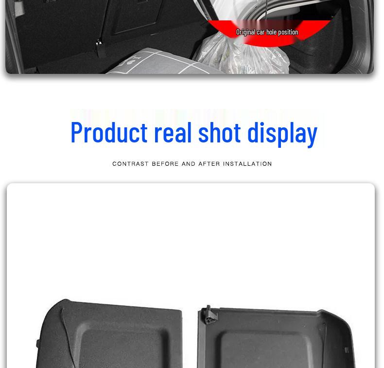 Customized Cargo Organizer Board for Geely Vision S1 Trunk Storage