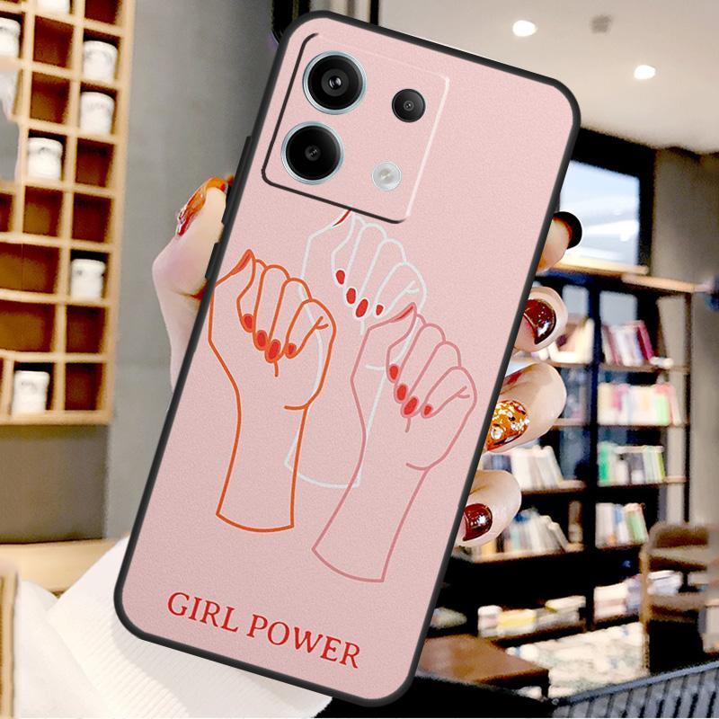 Hand Holding Moon Finger Heart For Xiaomi Redmi Note 14 Pro 9 10 11 12 13 15 Pro Plus Case For Redmi 15 15C 13C 12C 10C 14C
