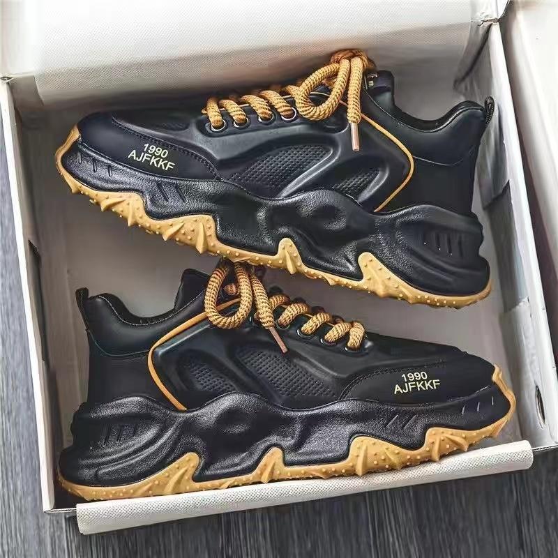 Designer Men Shoes Spring Autumn Comfortable Men's Thick Platform Sneakers Fashion Casual Thick Sole Shoes Sports Trainers Tenis