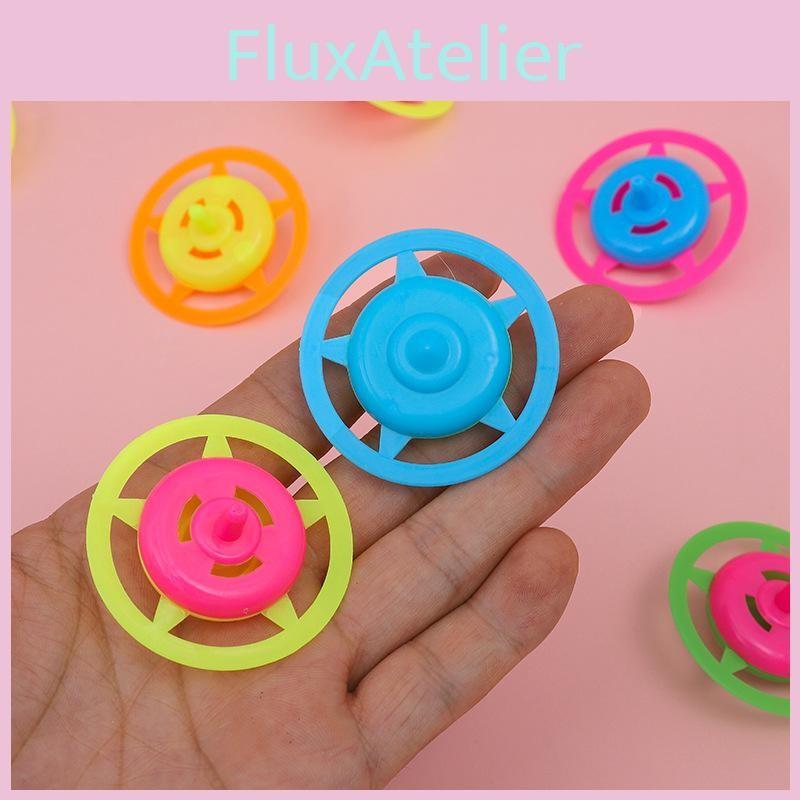 Plastic Spin Kids Gyroscope Toy With Bright Swirl Colors For Fun Gift Play
