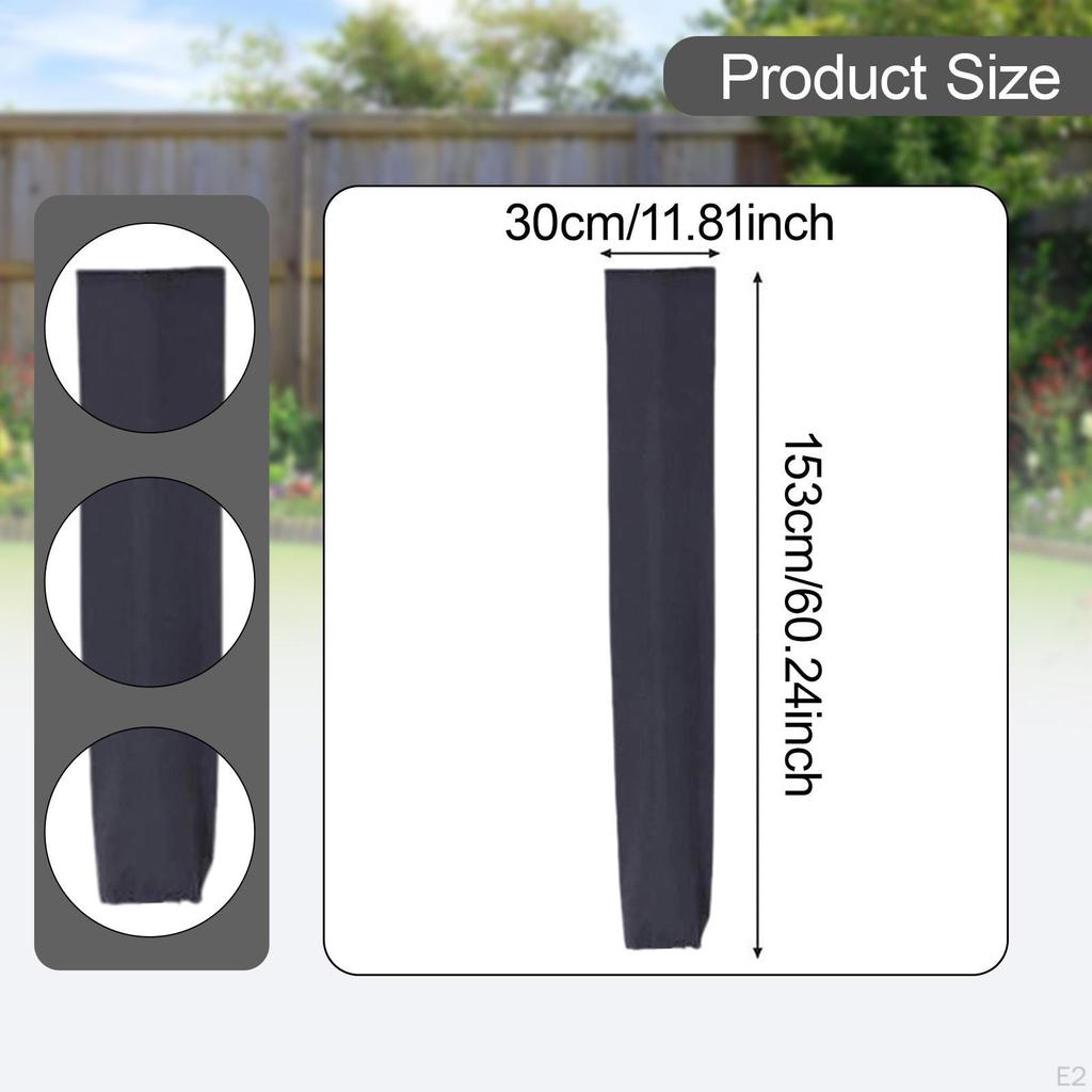 Kryt na deštník pro venkovní použití, Vodotěsný chránič slunečníku se stahovací šňůrkou