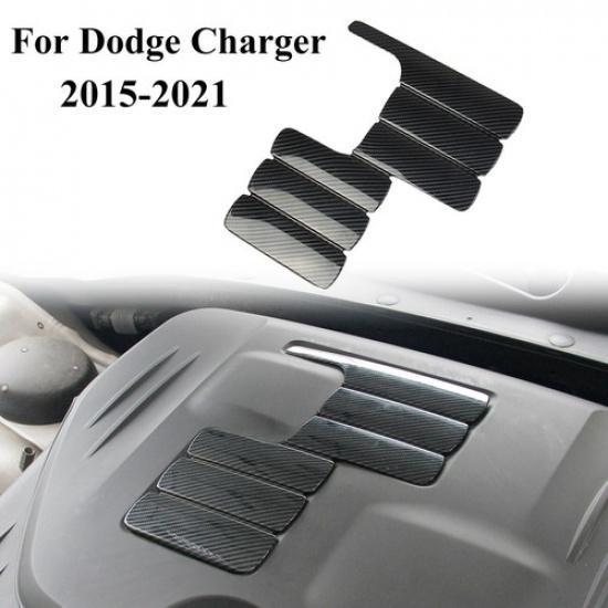 Накладка на панель двигателя в стиле карбона для Dodge Charger Challenger