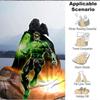 1pc Green Lantern Blanket Lightweight Flannel Throw For Sofa, Bed, Travel, Livingroom, Office, Couch, Chair, And Bed