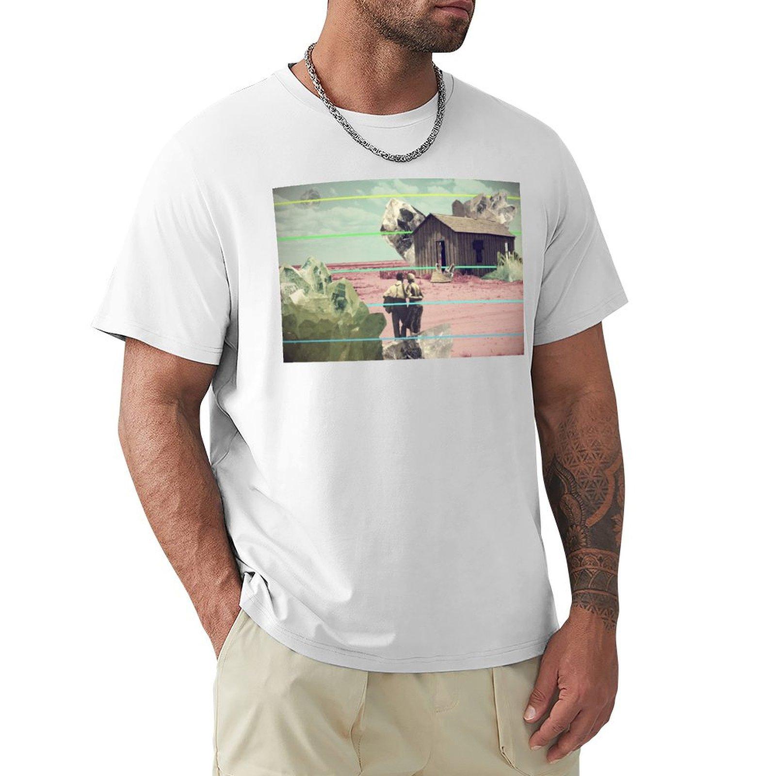 Parochial Dreams Tshirt Simple Line Art Print Tee S