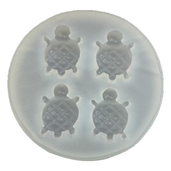 2Pcs Cute Turtle Crab Mold Food-Grade Silicone Mold Chocolate Resin Soap Mold Easy-Release Reusable Baking Mold for Cake Decor Decompression Toy
