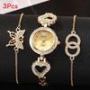 Womens Quartz Wristwatch With Jewelry Buckle For Elegant Gift And Casual Outfits