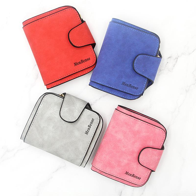 Women's Flannel Zipper Wallet - Coin Purse & ID Card Holder