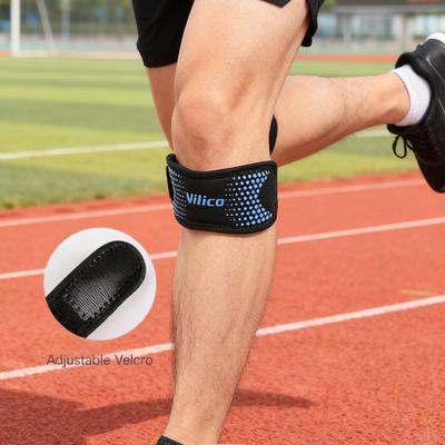 Patella Knee Strap Adjustable Knee Brace Patellar Tendon Stabilizer Support Band For Soccer Basketball Running Jumper Gym Squat
