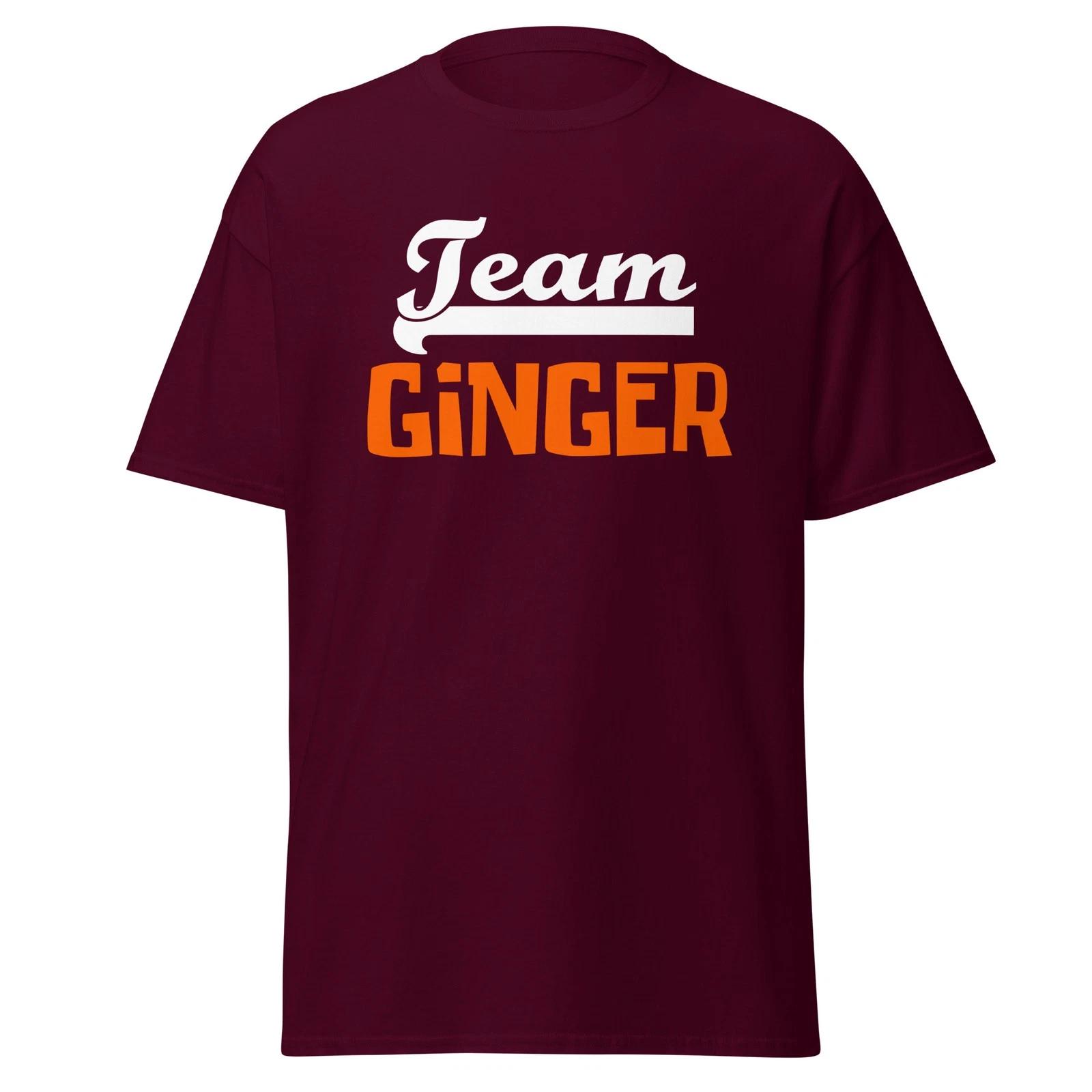 Team Ginger - Gilligan s Island Shirt Classic TV Show Red Head Quote, Unisex XL