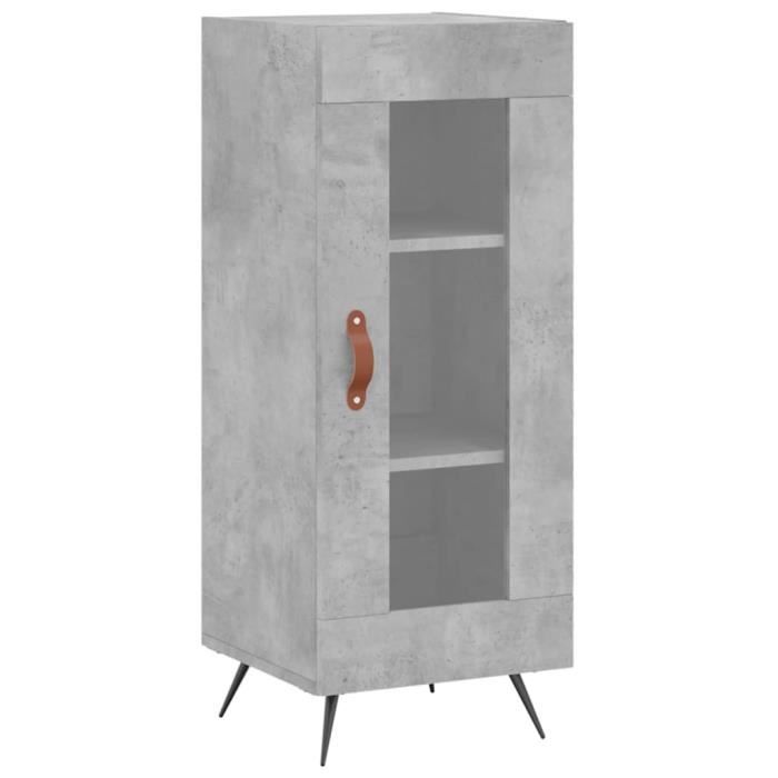 VidaXL Buffet Concrete Grey 34.5x34x90 Cm Engineered Wood 828768