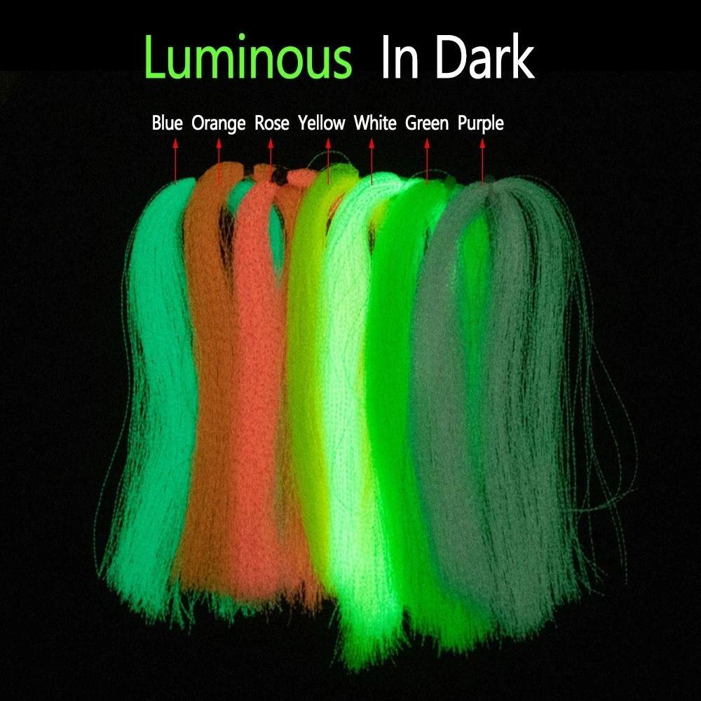 Twisted Flashabou Fly Fishing Tinsel Lure Making Material Assist Hook Tying Crystal Flash Strands