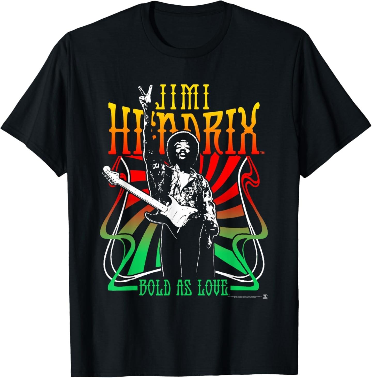 Jimi Hendrix Bold As Love T-Shirt Mens Womens Tees Top L