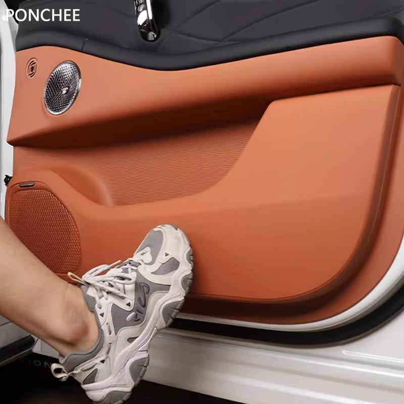 For GAC AION V 2025-2026 Door Kickpad Interior Door Panel Protective Sticker Automobile Modification Supplies Dirt-resistant