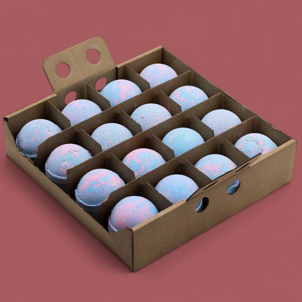 Bath Bomb Baby Powder Scent 180g Shea Butter