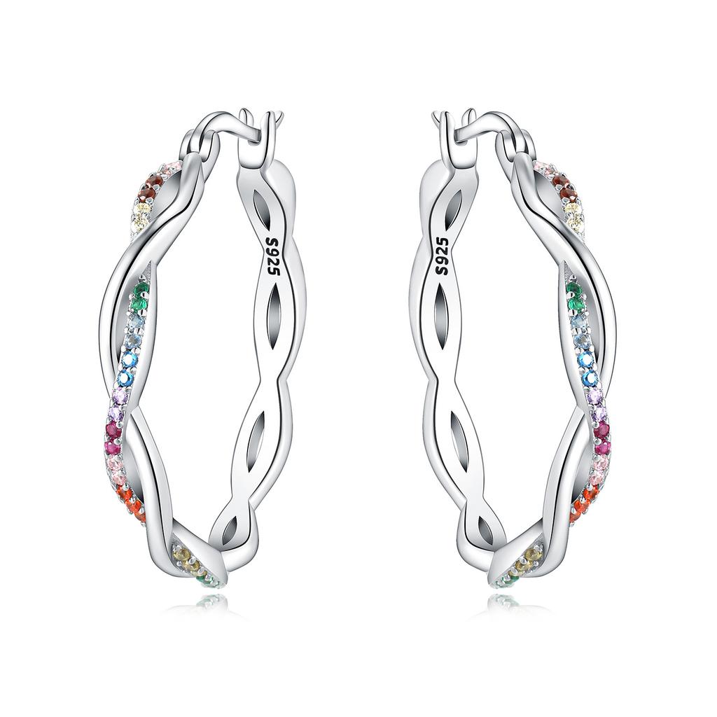 925 Sterling Silver Simple Gold U-shaped Earrings Jewelry Versatile Hoop Earrings for Women Jewelry Fine Birthday Party Gifts