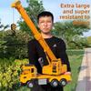 Kids Engineering Car With Large Crane And Inertia Function For Learning Play