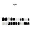 Simple Short Removable Black Cool Chain For Women Wearing Fake Nails Fashionable