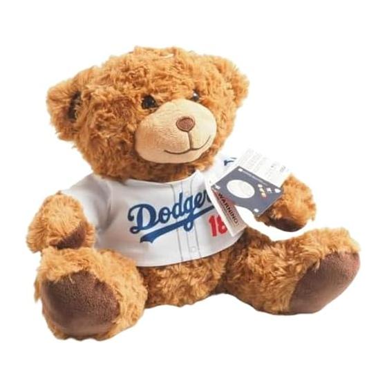 FOCO] Los Angeles Dodgers Yoshinobu Yamamoto No. 18 Fluffy Bear Home Uniform Approx. 25cm Bear Stuffed Toy Present Gift Baseball Major League Goods