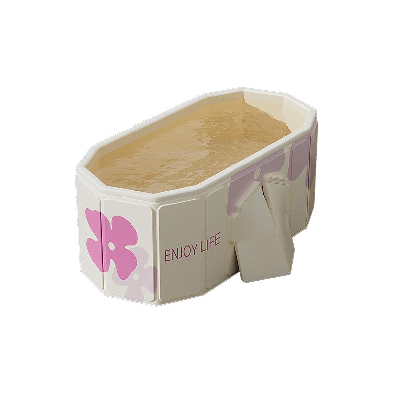 Foldable Full Body Bath Tub for Adults & Couples - Compact Household Bath Basin & Children's Sitz Bath