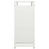 Firewood Rack White 90 x 28 x 65 cm Cold Rolled Steel