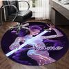 Personalized K-KPop Demon Hunters Round Chair Office Rug - Perfect for Mat, Office Chair & More - Ideal Gift for Birthdays and Holidays