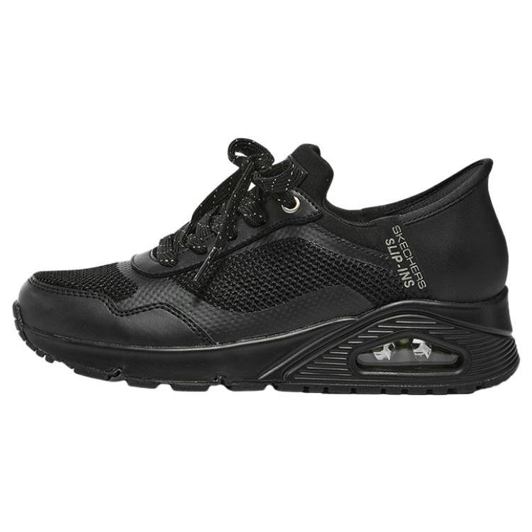(WMNS) Skechers Uno Slip-In Air Pure Black Women s 177111-BBK EU 36