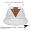 Unisex Arrow Decoration Fisherman Hat Winter Lamb Wool Thick Warm Cap Outdoor Windproof Bucket Hats Men and Women Hip Hop Caps