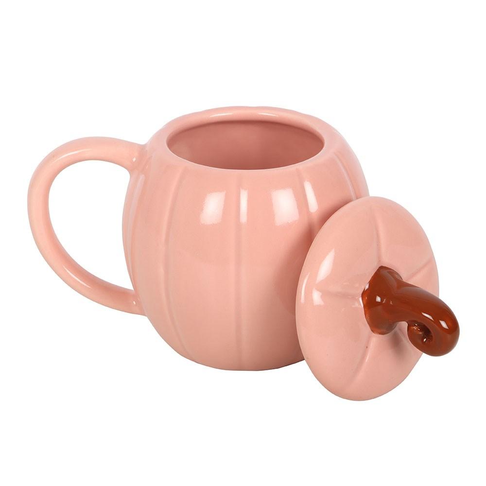 Something Different Pumpkin Lidded Mug