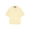 Fear of God Essentials V Neck T-Shirt Garden Yellow Unisex Tops 125SP244211F