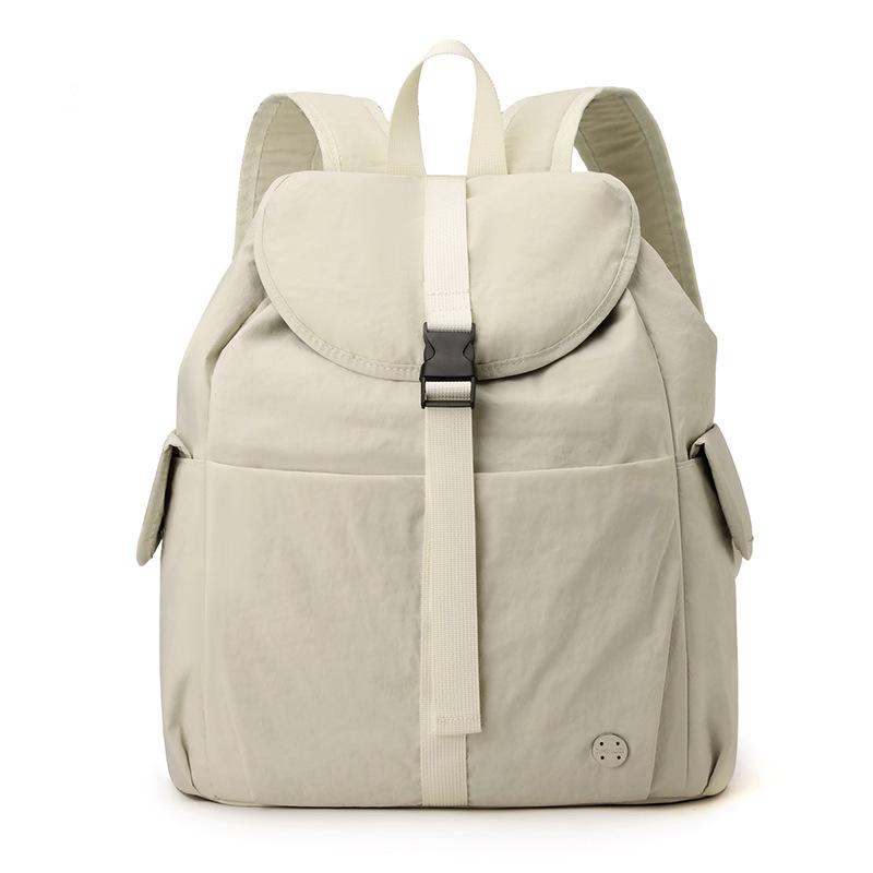 Large Capacity Nylon Macaron Backpack - Lightweight & Versatile Women's Double Shoulder Bag
