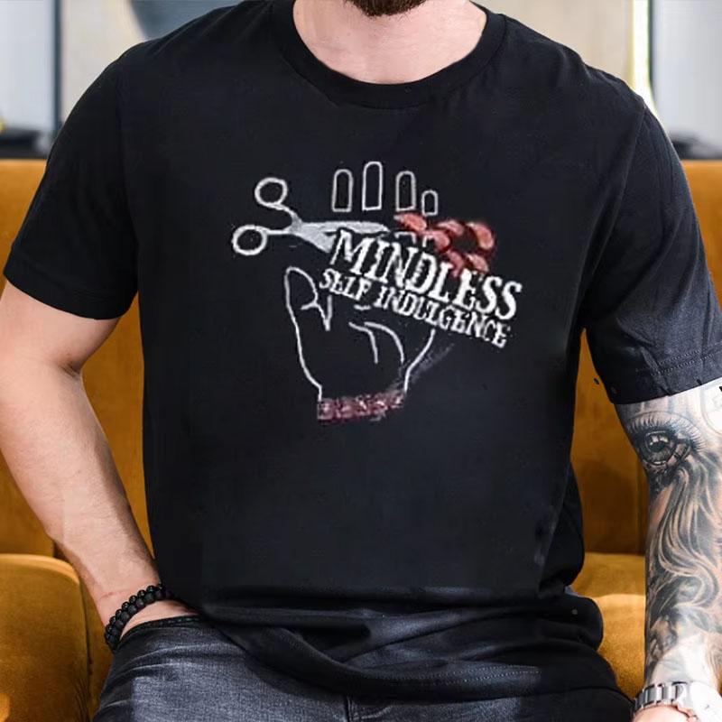 

2025 Blind Selfindulgence MSI Band Summer Mens Pure Cotton Casual Fashion Retro Loose Tshirt Street Top 4XL