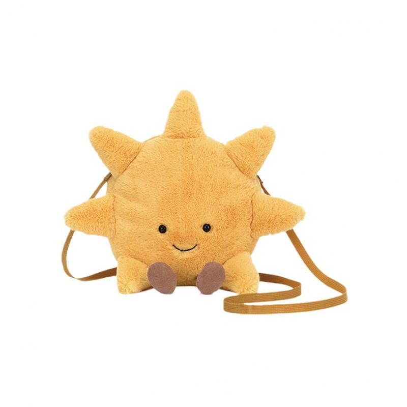 JELLYCAT Fun Items Series Sun Bag Cute Doll Plush Doll 24cm High