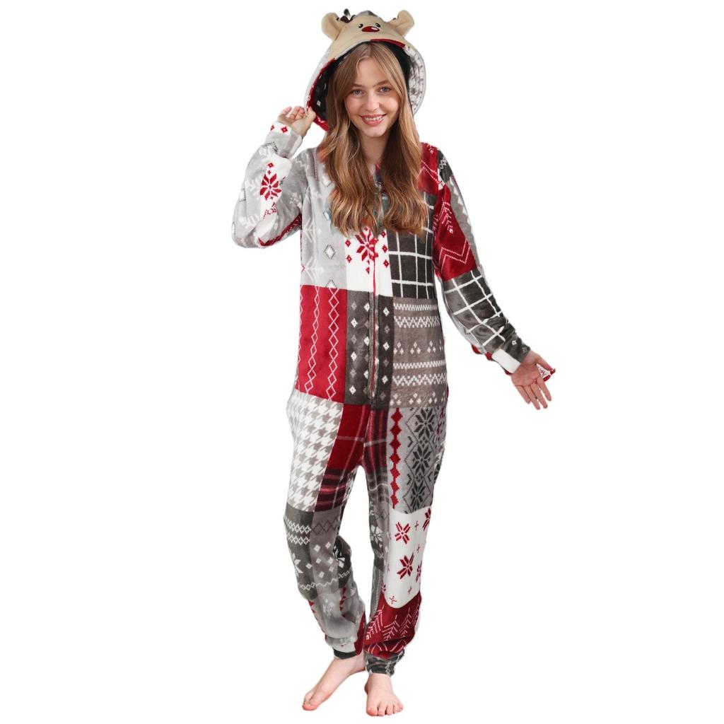 Parent-child Outfit-Christmas Print Parent-child Home Wear Set