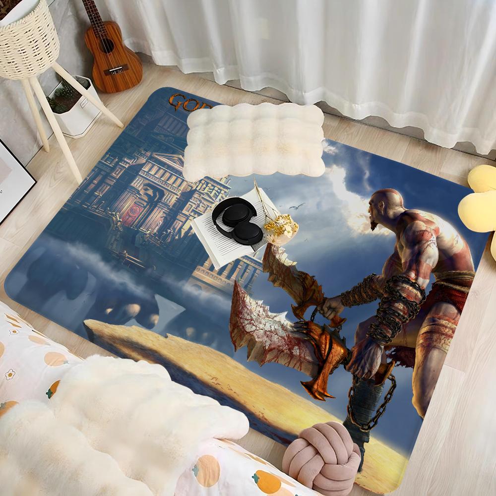 God Of War Video Game Kitchen Mat Cheaper Anti-slip Modern Living Room Balcony Printed Modern Home Decor