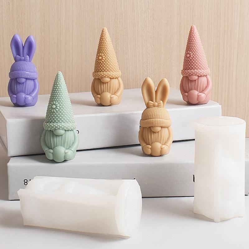 Castings Molds 3D Dwarf Series Silicone Moulds Epoxy Resin Molds Plasters Molds Easters Candle Molds Ornament Molds