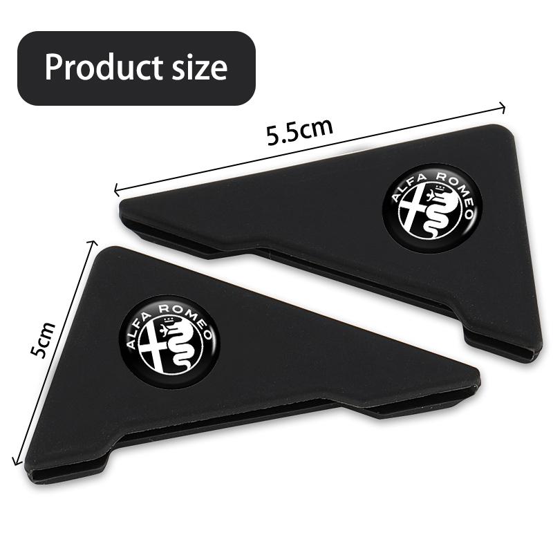 BQVLT1 For Alfa Romeo Car Door Corner Anti-collision Cover Protective Sticker Accessories 159 Giulietta 156 147 Giulia Mito GT Stelvio