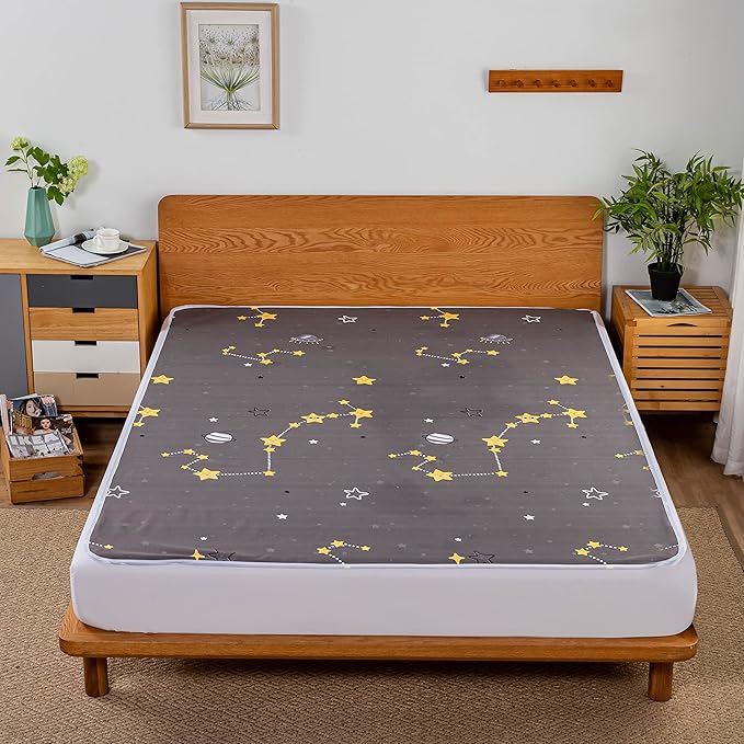 Lenjerie de pat pentru incontinență Lavabilă Lenjerie de pat Mare Reutilizabilă Impermeabilă Protecție pentru saltea, Absorbante pentru adulți Vârstnici Animale de companie sau Copii Udarea patului Lenjerie de pat